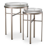 Hoxton Glass Nesting End Table