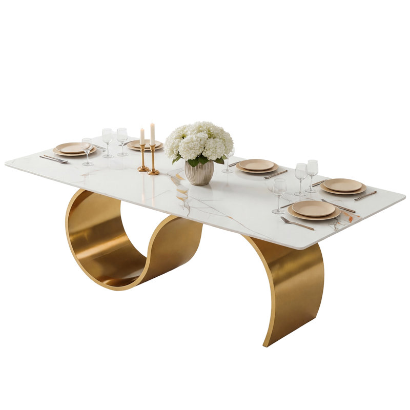 Table de salle à manger 78,74 po Modern