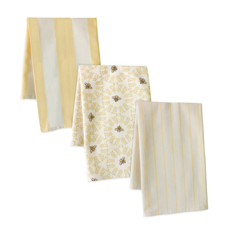 Cotton Tea Towel (Set Of 3) 20" X 28"