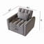 Canapé-lit pliable de 38,2 po de grande taille, canapé-lit simple en velours moderne, canapé-lit avec dossier réglable, 3 positions et coussins, convient au salon et à la chambre à coucher-939104461