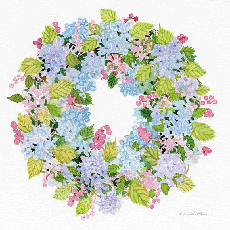 Couronne de printemps I, H 20 po x l 20 po