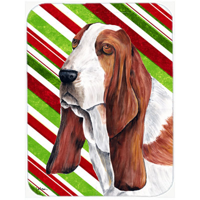 Planche à découper en verre Basset Hound