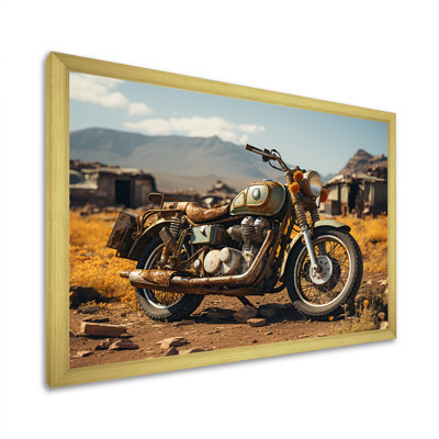 Rustic Adventure - Moto - Décoration murale moto