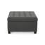 Tissu avec décorations élégantes et rangement - Gris foncé 31 po x 31 po x 18,6 po-114776827