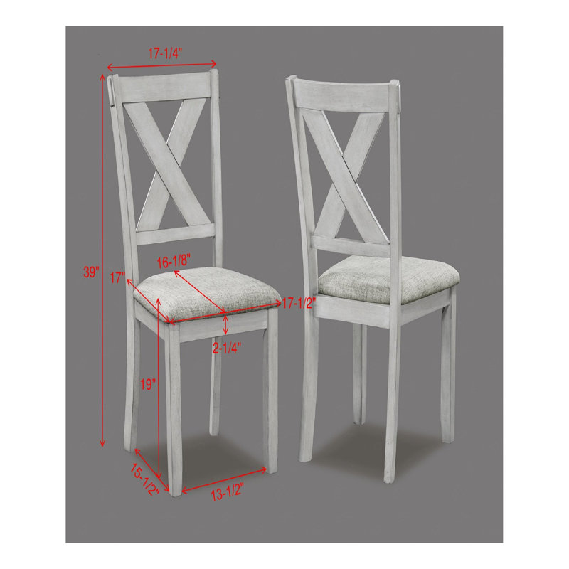 Rustic Farmhouse Transitional 6pc Dining Set Rectangular Table Linen Look Fabric Upholstered Chair Bench Seat Wooden Dining Room Furniture White/Gray Drift Wood Finish