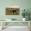 Horses In A Meadow, 1871 Impressionist Abstract Contemporary Horse Landscape Wall Art Print - Print-134722895