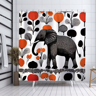 Rideau de douche Dati Elephant