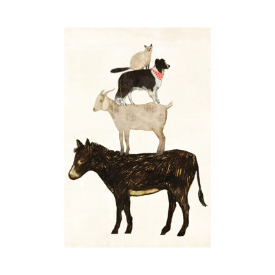 Barnyard Buds VI by Victoria Borges - Wrapped Canvas Painting