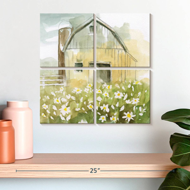 Lilie Daisy Barn, H 18 po x l 18 po