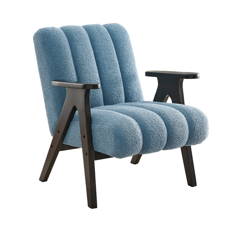 Sièges - bleu, chaise d'appoint bleue à base de bois stable, dossier confortable, Bleu