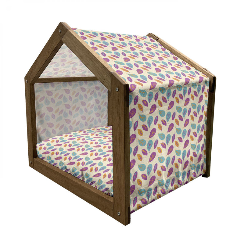 Niche en bois mauve, H 22,44 po x l 23,62 po x P 17,72 po