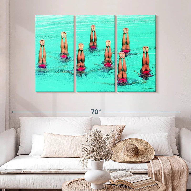 Sireci Inverted Synchronized Swimming, 32" H x 50" W