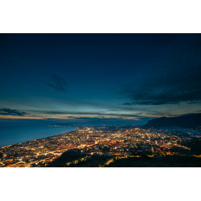 Top View Skyline - Wrapped Canvas Print