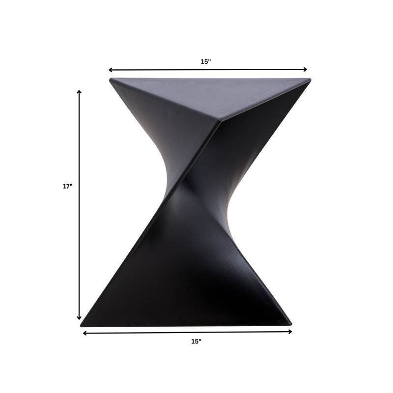 Table d'appoint Saralie, Noir