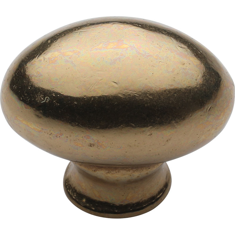 Poignée d'armoire ovale, 1.25, Bronze naturel