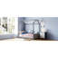 Lit simple en bois et velours, gris-465226865-465226866