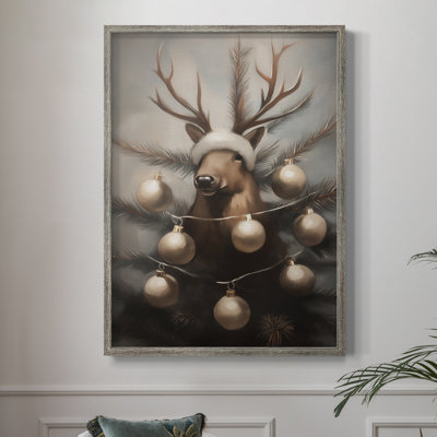 Christmas Holiday Art -Series 2-CCCLXX Framed Print - Solid Wood