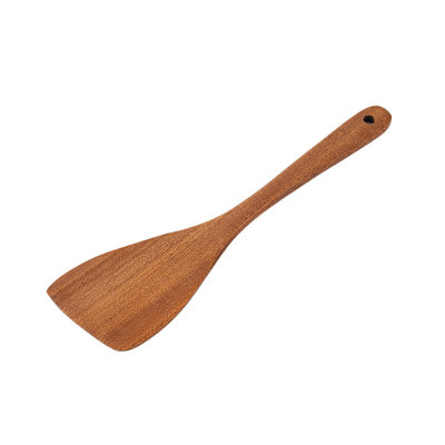 4PCS Handcrafted Ebony Wood Cooking Utensils - Spatula, Spoon, And Turner For Non-Stick Cookware