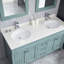 Lavabo vasque de salle de bain en céramique Stain - ovale encastré, blanc, chauffant, rayé, rouille avec trop-plein