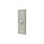 Deltana BBSR333U15 Bell Button, Rectangular with Rope Pattern in Brushed Nickel-713945524