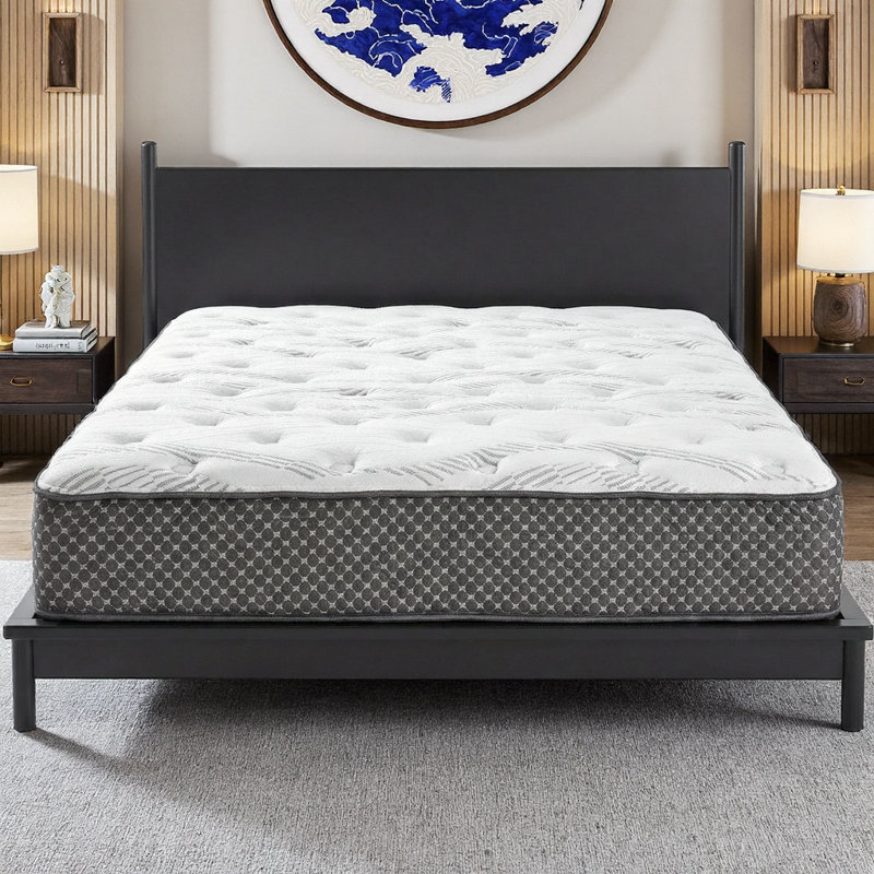 10" Quilted Hybrid Mattress, Medium Firm Feel - Supportive & Breathable for Twin, Twin XL, Full, Queen, King Sizes, Queen