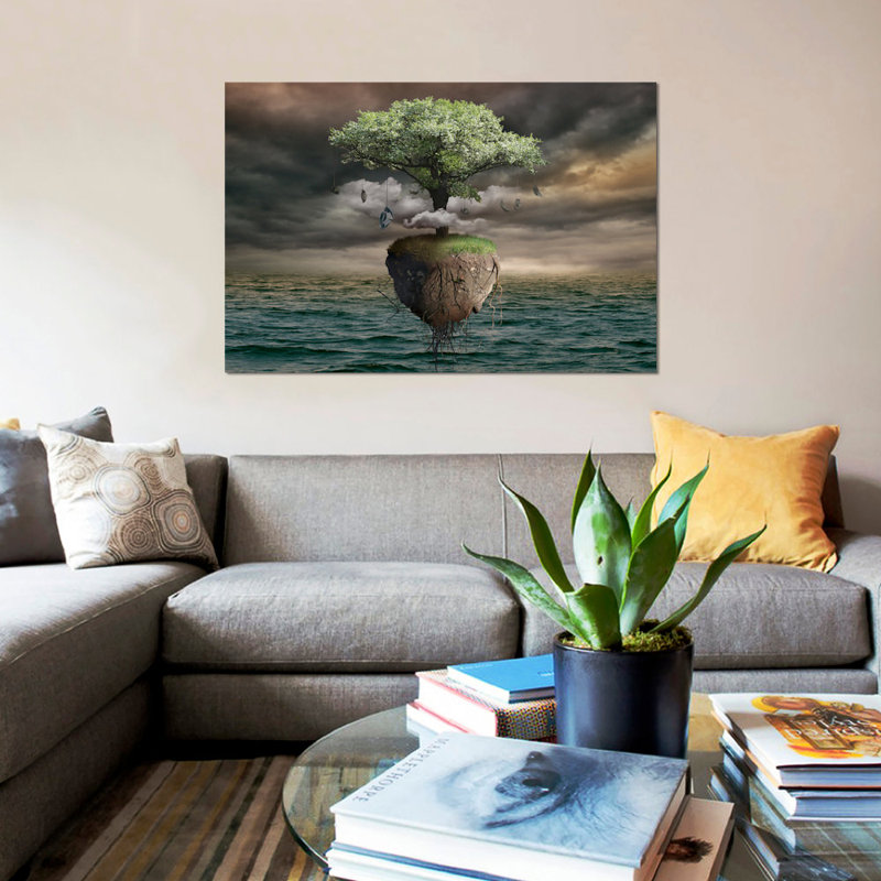 « artful viii », impression sur toile, H 26 po x l 40 po x P 1,5 po, Toile tendue, Pas de tapis