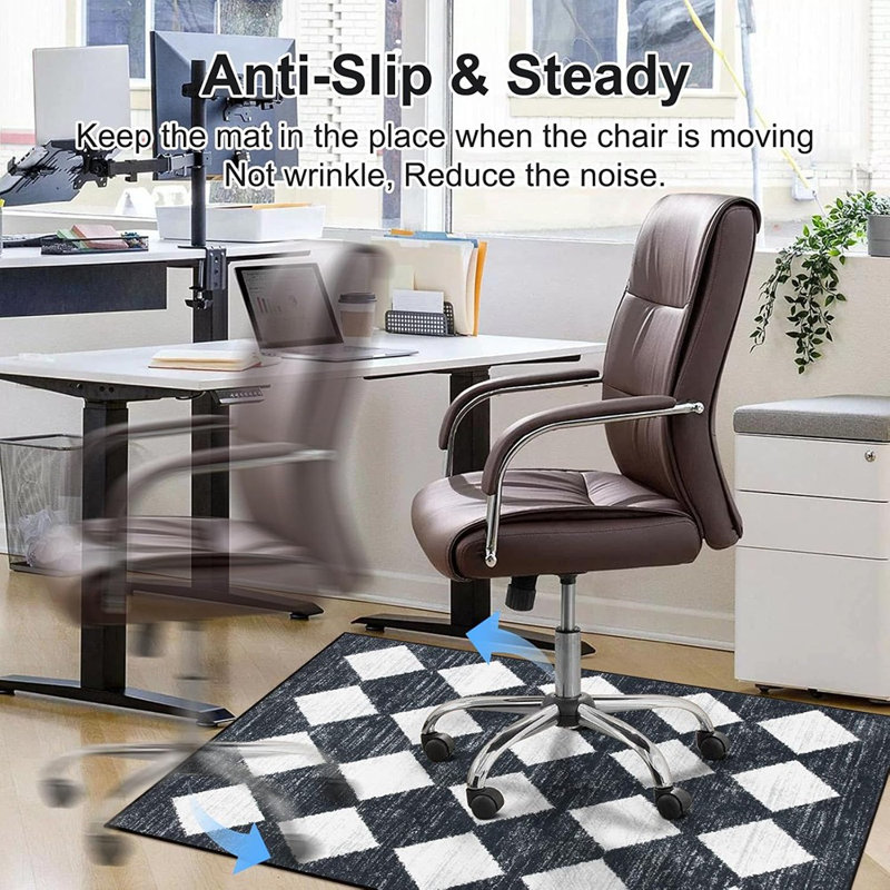Trellis Office Chair Mat, 48"X60" Office Rugs...