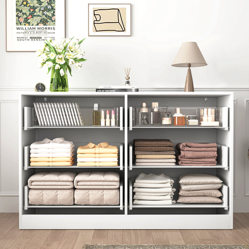 Commode 6 tiroirs Modern, commode, Blanc