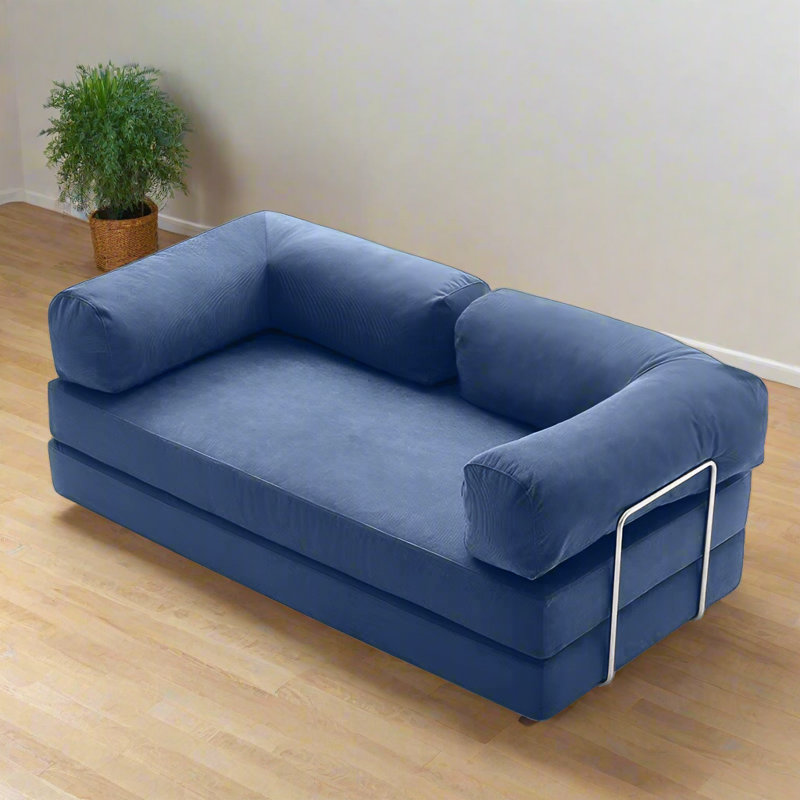Canapé-lit compact, Bleu