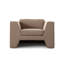 Chaise d'appoint Roe, velours performance, accoudoirs sur rail-115686092