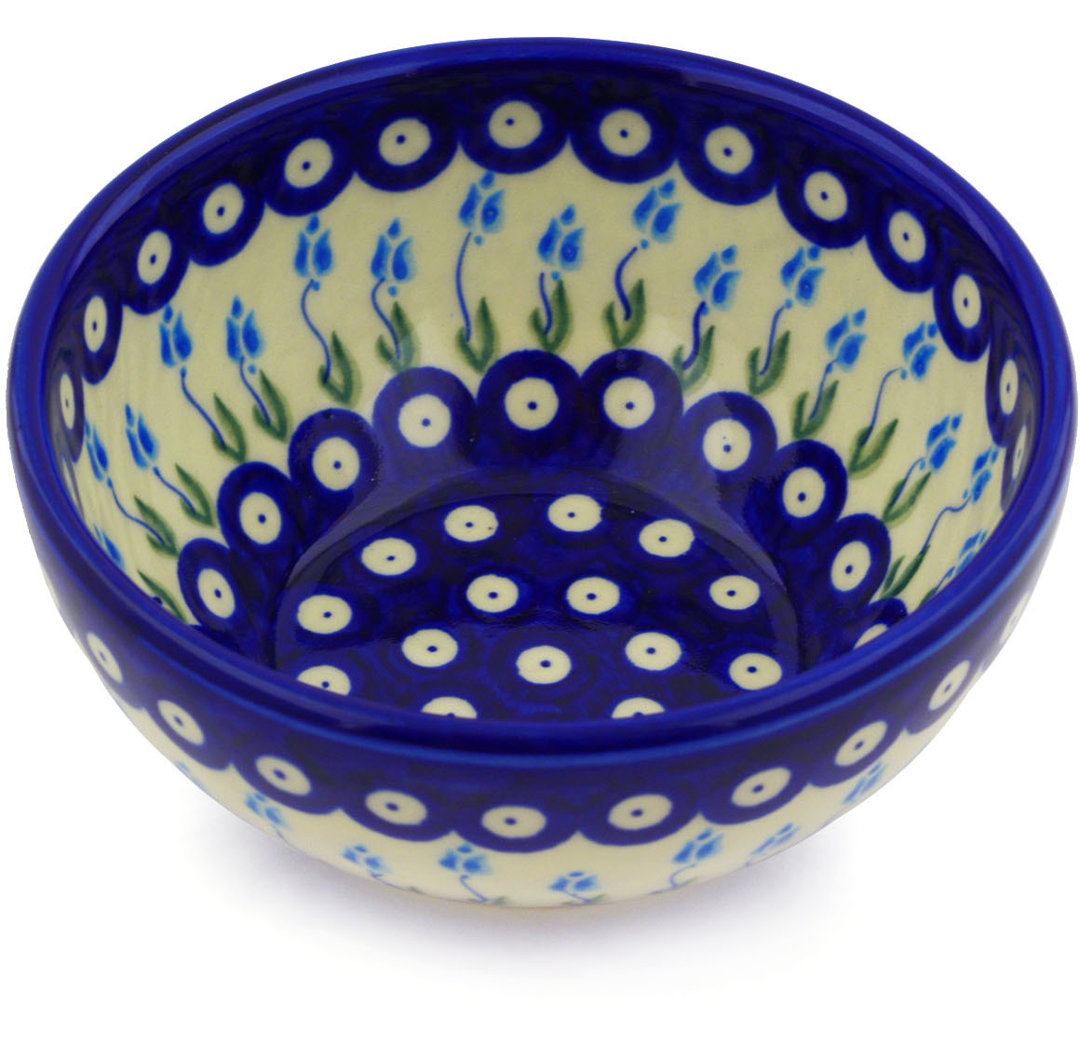 Floral Peacock 24 oz. Rice Bowl Polmedia