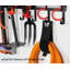 Armoire de rangement simple en acier (H 2,87 po x l 5,36 po x P 17,2 po)