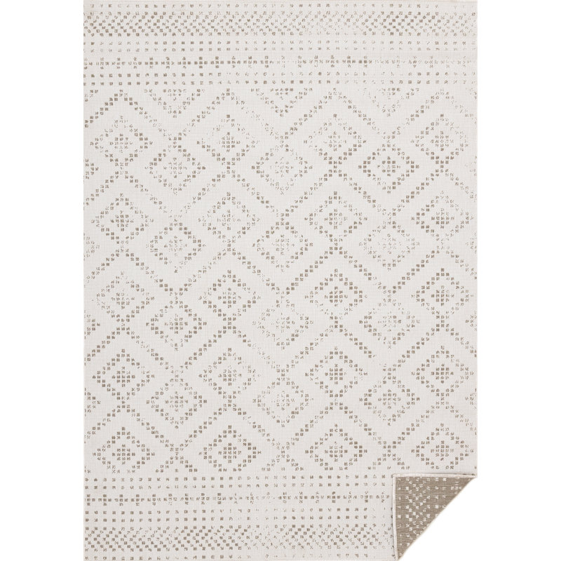 Tapis à motif géométrique Zyana, Rectangle 5 pi 3 po x 7 pi 7 po