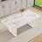 Luxurious Marble Pattern Mdf Dining Table