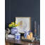 Pot en porcelaine bleu / blanc 7,7 po