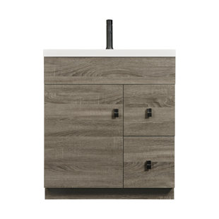 LUXO MARBRE - ECO 3122MAG B Free Standing Melamine Vanity Including Sink