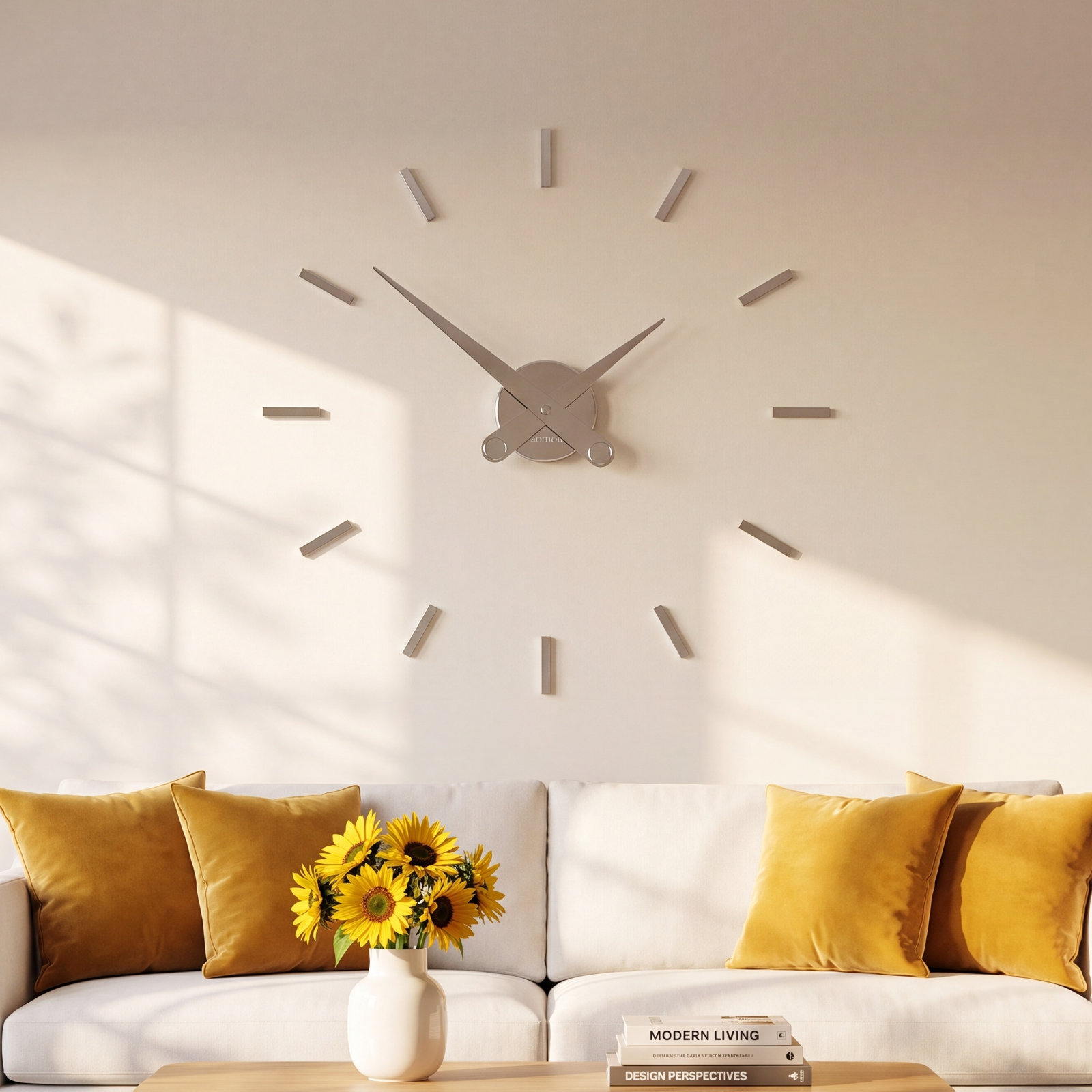Puntos Suspensivos Wall Clock, Chrome