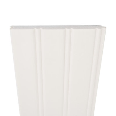 96'' H x 5.25'' W x 0.375'' D Plastic Chair Rail