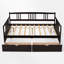 Lit de jour double en bois massif-111860679-110842904