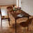 Brown Rectangular Solid Dining Table For Dining Room/Kitchen-662140722