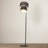 Beatrize 71'' Black Arched Floor Lamp with Outlet