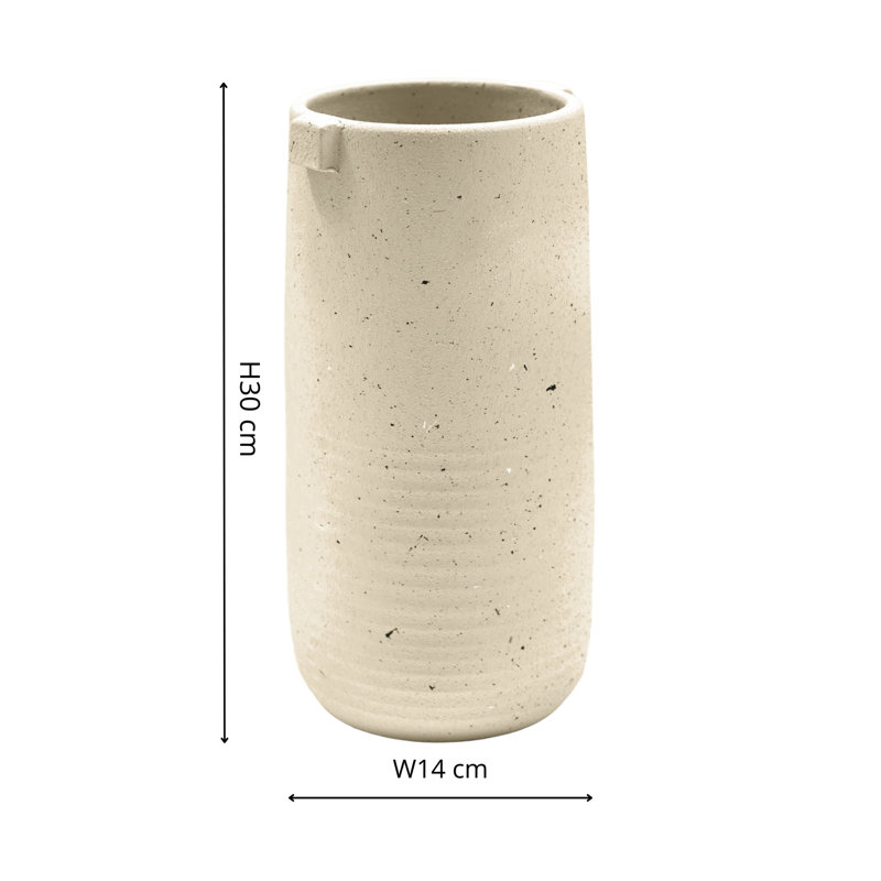 Aurora Handmade Cachepot, Oat