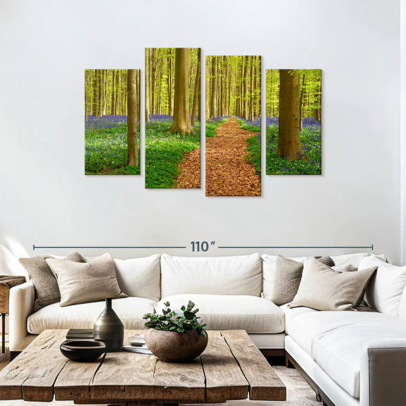 Alvord Hallerbos Beech Path, 48"H x 75"W