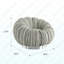 Fauteuil d'appoint pivotant noir