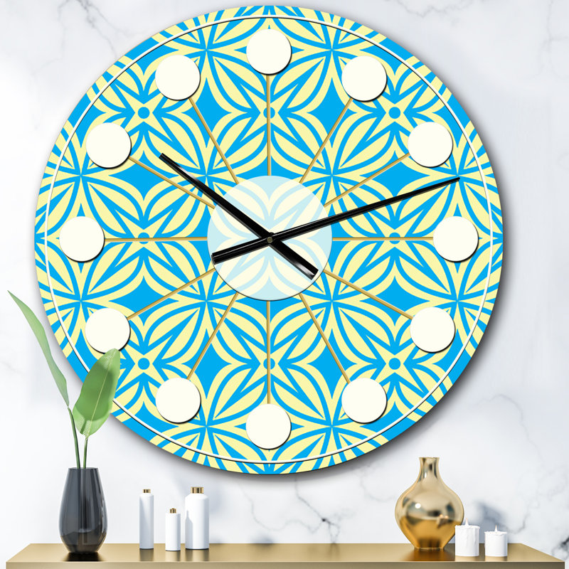 Horloge murale rétro Mid-Century, Surdimensionné