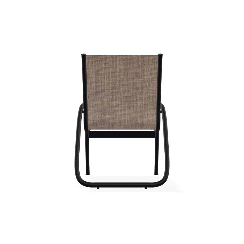 Fauteuil de patio Gardenella, Noir texturé, Fenouil Augustine Sunbrella®