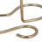 Modern Metal Taper Holder with Sculptural Swirl Base, Decorative Abstract Design, Contemporary Single Candle Stand for Stylish Accents in Chic Interiors and Modern Decor Settings-89117377