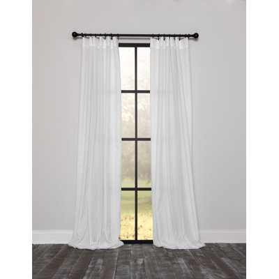 Belarmina Semi Sheer Curtain Single Panel