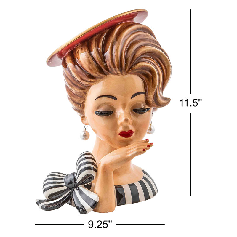 Lady Portrait Vase