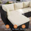 196 cm W L-Shaped Patio Sofa-1716148700
